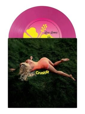 Zara Larsson Crush Hot & Sexy Midnight Sun UO Exclusive 7” Pink Vinyl Lmtd 2000